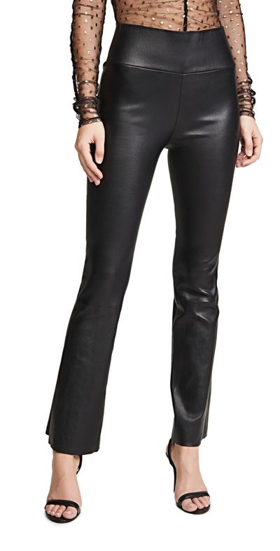 SPRWMN SPRWMN High Waist Ankle Flare Leggings Black M
