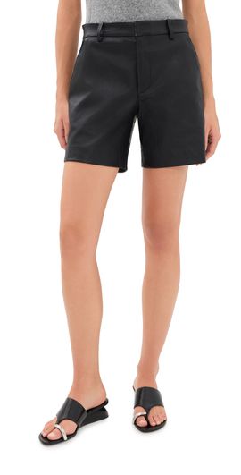 SPRWMN SPRWMN Lambskin Trouser Shorts Black