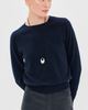 SPRWMN SPRWMN Long Sleeve Raglan Cashmere Sweater Navy - 2