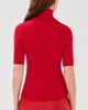 SPRWMN SPRWMN Short Sleeve Turtleneck Top Red - 3