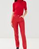 SPRWMN SPRWMN Short Sleeve Turtleneck Top Red - 5
