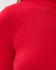 SPRWMN SPRWMN Short Sleeve Turtleneck Top Red - 6