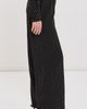 SPRWMN SPRWMN Silk Wide Leg Easy Pants Black Polka Dot - 4