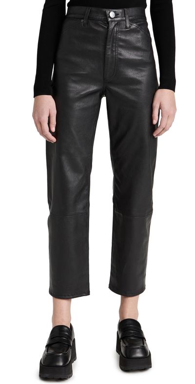 SPRWMN SPRWMN Straight Leg Leather Pants Black XS