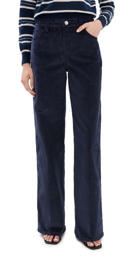 SPRWMN SPRWMN Vintage Wide Leg Corduroy Pants Navy