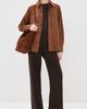 SPRWMN SPRWMN Wide Leg Easy Pants Americano - 5