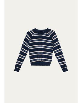 SPRWMN Striped Raglan Cashmere Sweater