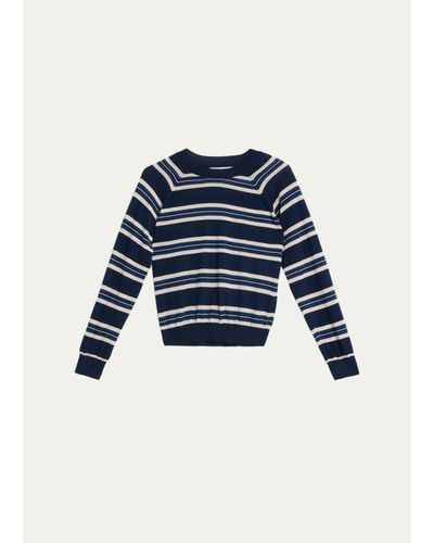 SPRWMN Striped Raglan Cashmere Sweater