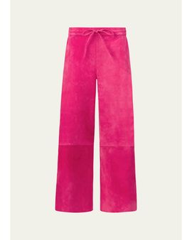 SPRWMN Suede Flare Pants