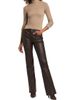 SPRWMN Women's Flared Leather Pants - 2