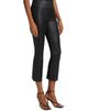 SPRWMN Women's Leather Crop Flare Leggings - 4