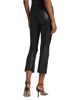 SPRWMN Women's Leather Crop Flare Leggings - 5