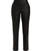 SPRWMN Women's Sophia Leather CropPants - 1
