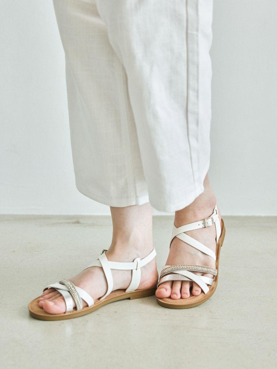 SPUR Holly Flat Sandals 1.5 cm (2 colors)
