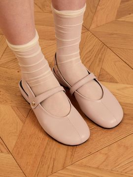 SPUR Oblique Slingback Flats - 3 Colors