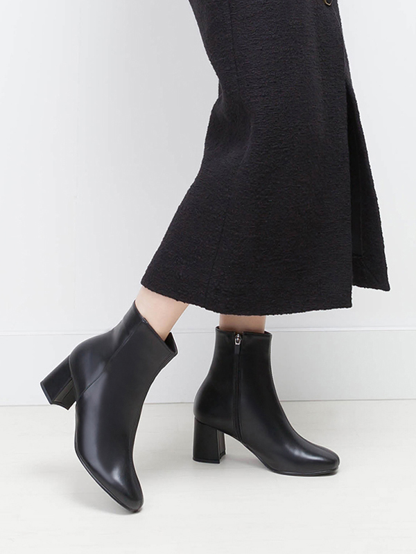 SPUR Primary Middle Ankle Boots - Black