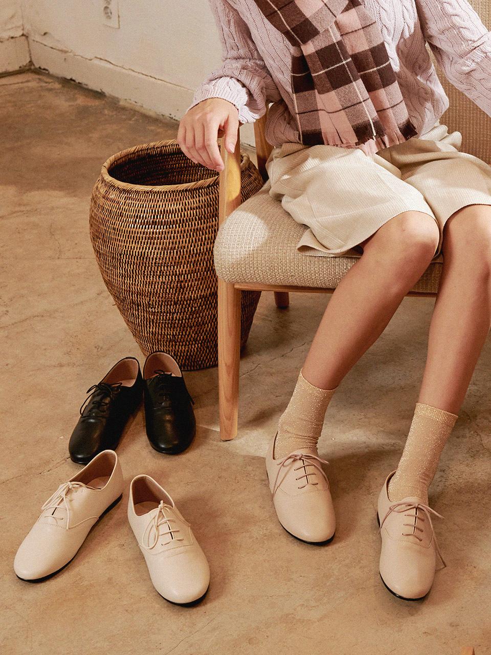 SPUR Tobi Lace-up Loafers - 4 Colors (RA7014)