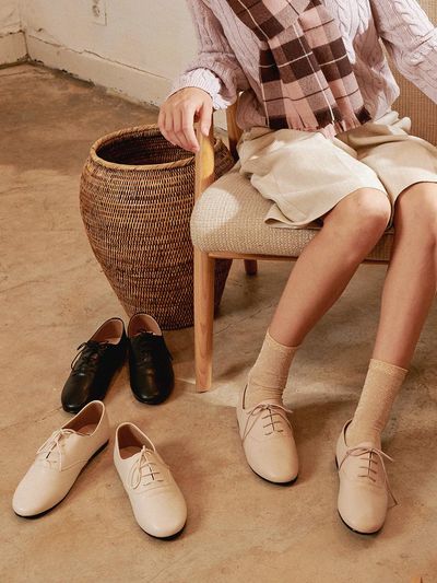 SPUR Tobi Lace-up Loafers - 4 Colors (RA7014)