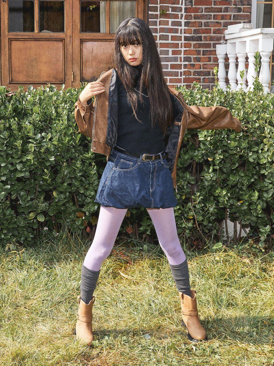 SPUR Vegan Suede Zipperless Mid Biker Boots (UA9065)
