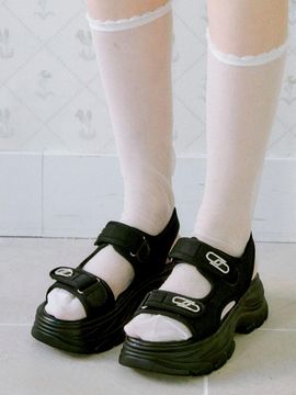 SPUR Vench Neoprene Platform 6cm Sandals (VS9041)