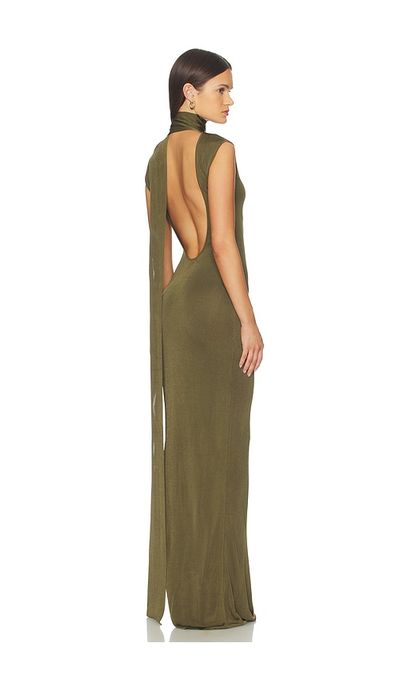 SRG SRG Dianne Scarf Wrap Gown