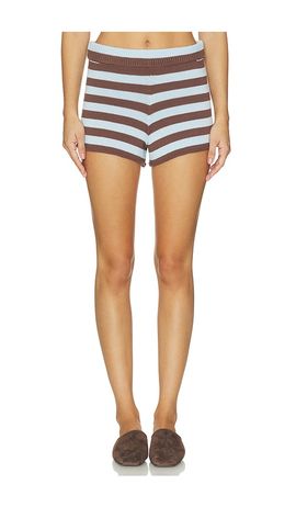 SRG SRG Izabelle Striped Knit Short