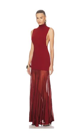 SRG SRG Kera Mock Neck Knit Gown