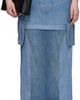 SRVC SRVC Blue Uma Denim Midi Skirt - 1