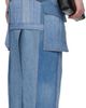 SRVC SRVC Blue Uma Denim Midi Skirt - 3
