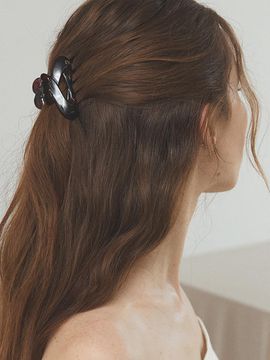 Ssecondo Mini pretzel hair claw clip, Sylvie_3 colors