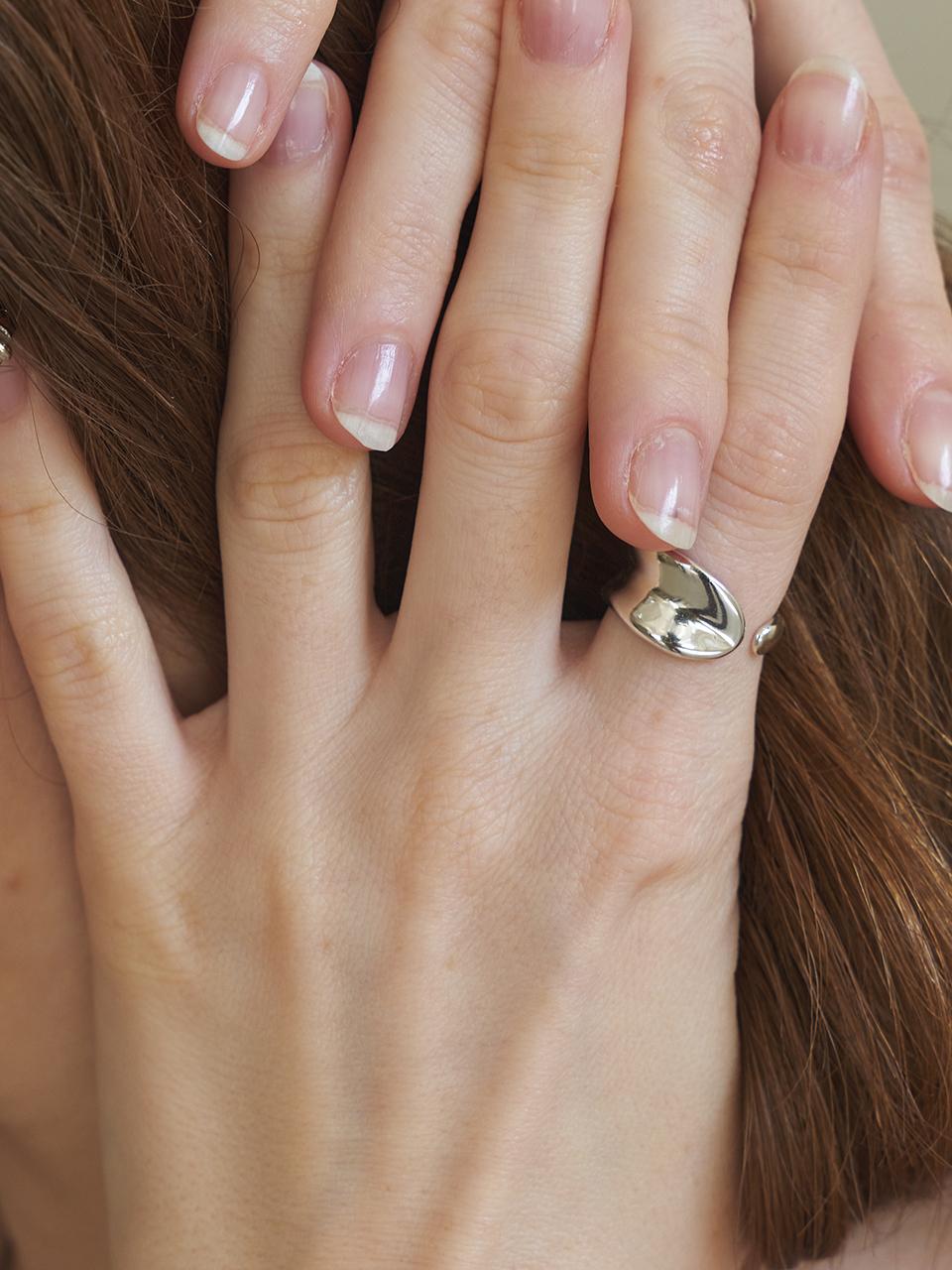 Ssecondo Silver925 Bold Mechanic Serene Ring