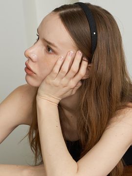 Ssecondo Simple tweed headband, Elenore