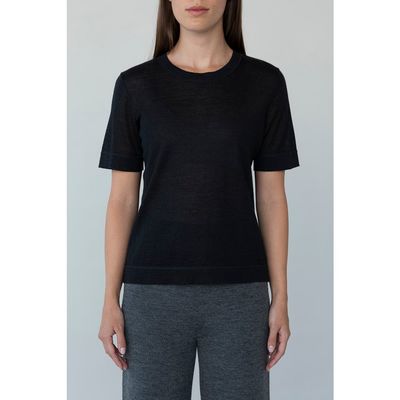 SSKEIN SSKEIN Crew Neck Sweater Tee