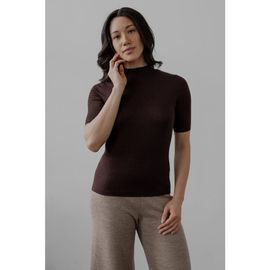 SSKEIN SSKEIN Mock Neck Pullover