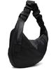 ssstein ssstein Black Goat Leather Twist Shoulder Bag - 2