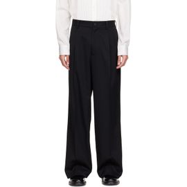 ssstein ssstein Black Long Wide Trousers