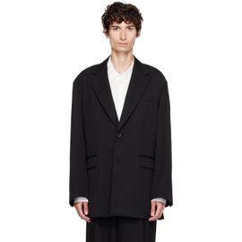 ssstein ssstein Black Oversized Single Breasted Long Blazer