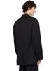 ssstein ssstein Black Oversized Single Breasted Long Blazer - 3