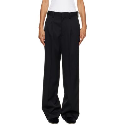 ssstein ssstein Black Straight Trousers