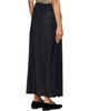 ssstein ssstein Black Wool & Silk Wrap Maxi Skirt - 3
