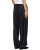 ssstein ssstein Black Wool Silk Drawstring Easy Trousers - 3