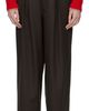 ssstein ssstein Brown Easy Wide Trousers - 1