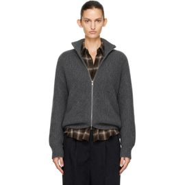 ssstein ssstein Gray Extra Fine Wool Knit Drivers Cardigan