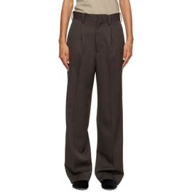 ssstein ssstein Gray Straight Trousers