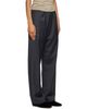 ssstein ssstein Gray Wool Silk Drawstring Easy Trousers - 2