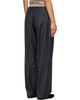 ssstein ssstein Gray Wool Silk Drawstring Easy Trousers - 3