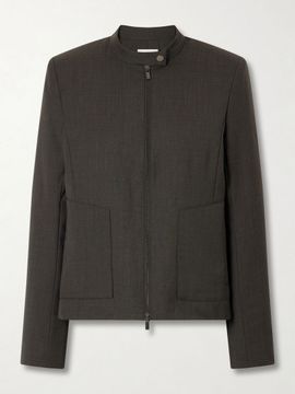 ST. AGNI Moto wool-blend jacket