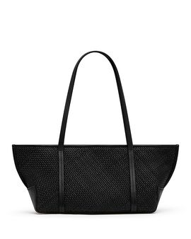 St. Agni St. Agni Bateau Slim Woven Leather Tote