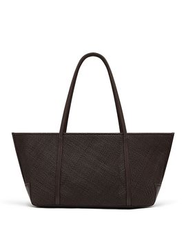 St. Agni St. Agni Bateau Woven Leather Tote