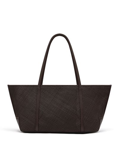 St. Agni St. Agni Bateau Woven Leather Tote